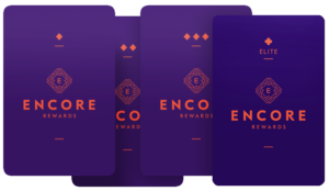Encore Reward Cards - 4 cards, different tiers