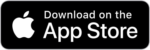 The app store logo with the words download on the app store.